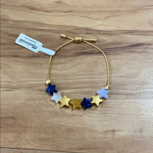 Madewell Jewelry - 💖HP💖Madewell Acetate Star Beads Slider Bracelet